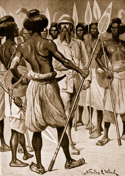 The type of warrior Burton met in Somaliland by Stanley L. Wood